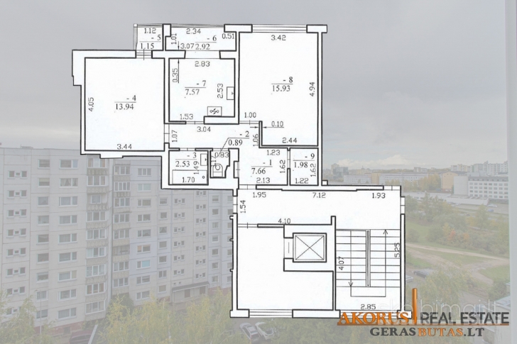 gerasbutas.lt - kosmetiškai suremontuotas butas, toliau nuo pagrindinių gatvių