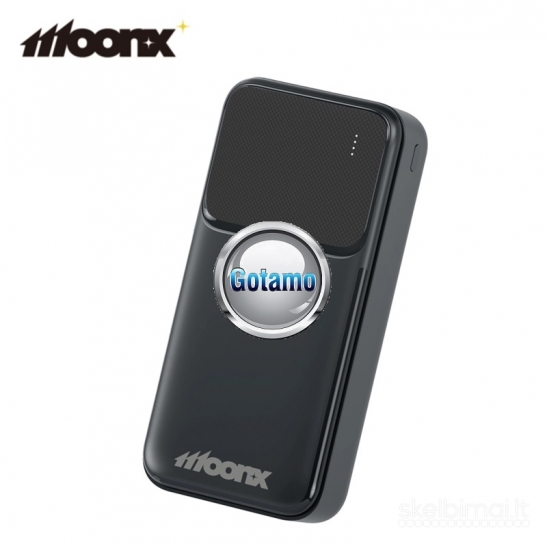 620 20000mAh 10W Moonx išorinė baterija akumuliatorius (Power Bank)