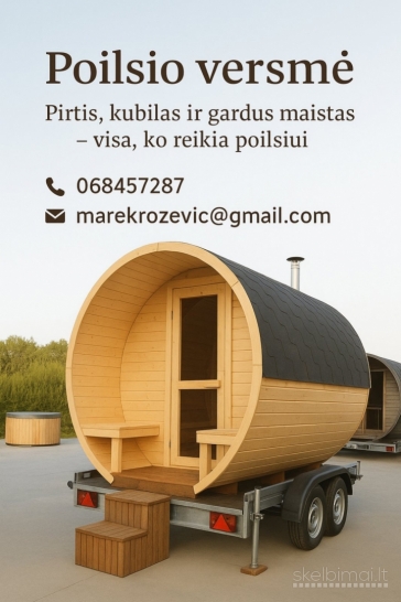 Pirties ir kubilo nuoma