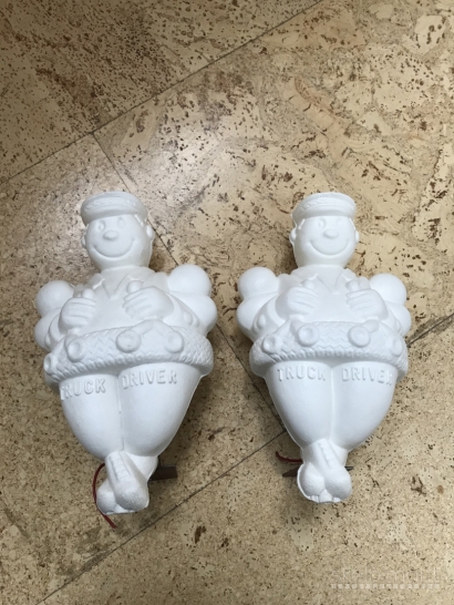 Truck Driver figuriness Bibendum Michelin 2vnt.