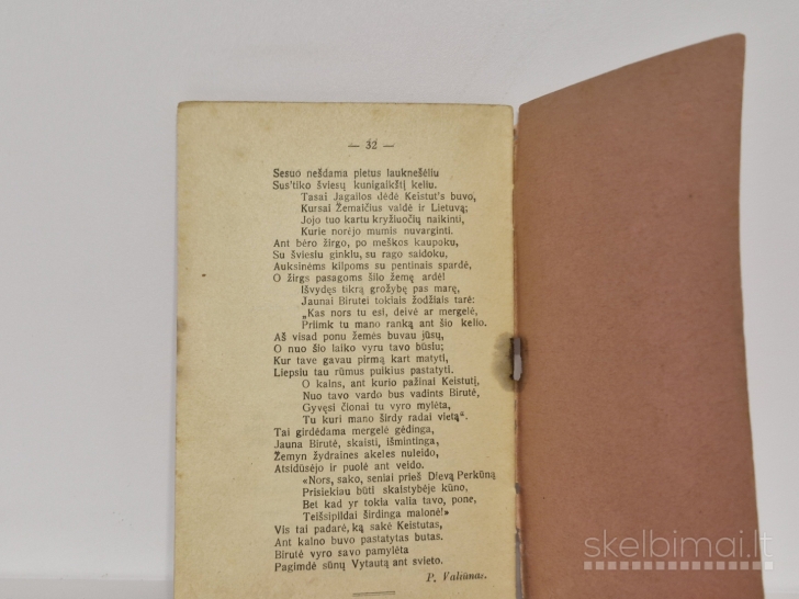 Sena knygutė Lakštutės giesmelės 1913m.