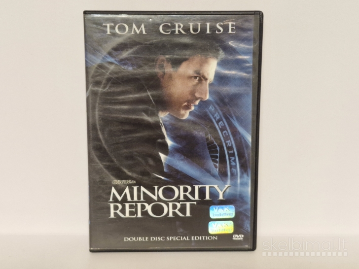 DVD filmas Minority Report vaid. Tom Cruise