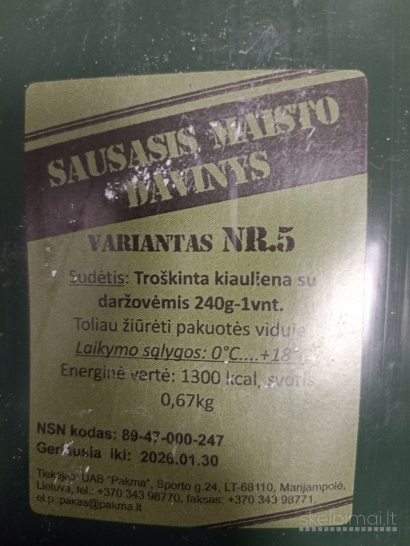 Lietuviškas sausas davinys 