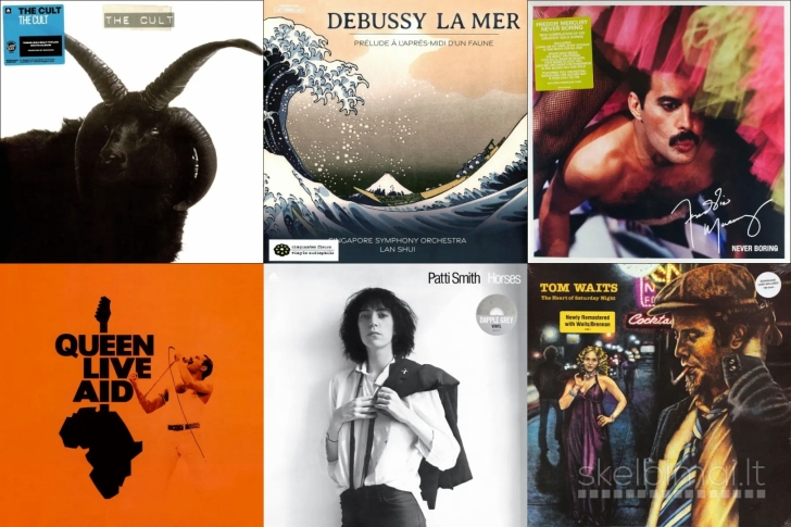 Naujos nepraplėštos plokštelės