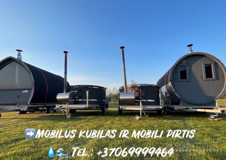 Nuomojame mobilią pirtį ir kubilą