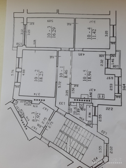 Parduodamas 78,71 kv.m. Trijų kambarių Butas miesto centre Gegužės g. Klaipėda