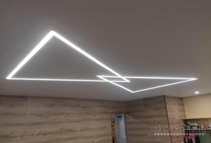 Visi Apdailos Darbai/Baldai/Įtempiamos Lubos