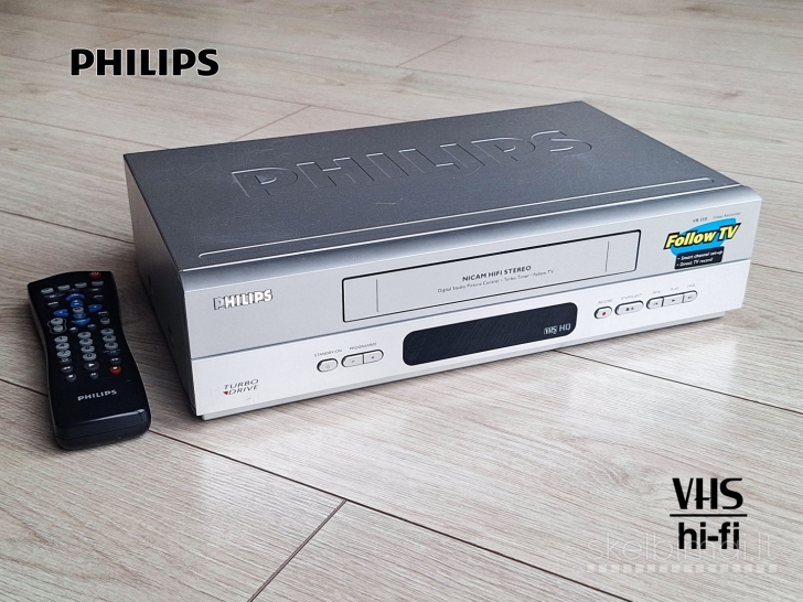 Philips VR550 vaizdo HiFi grotuvas (VHS)
