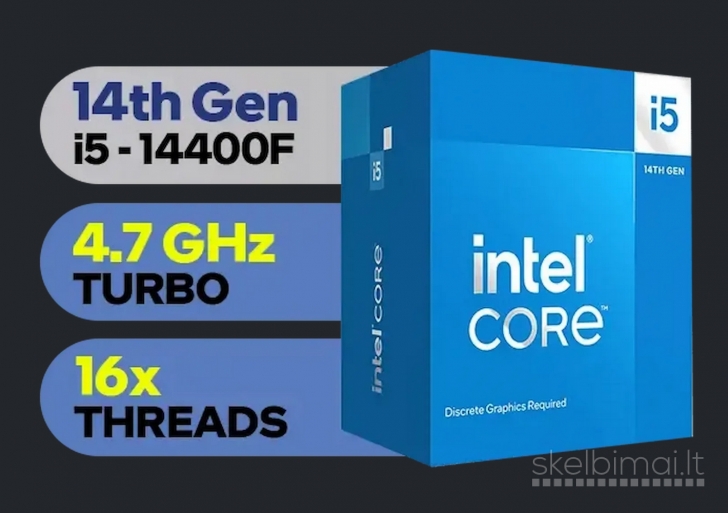 Intel i5-14400f, 16gb/9060xt, 32gb/ddr5, 1tb/ssd, Win11pro