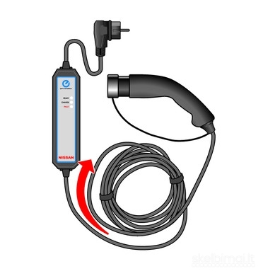 Nissan Leaf krovimo kabelis, originalus