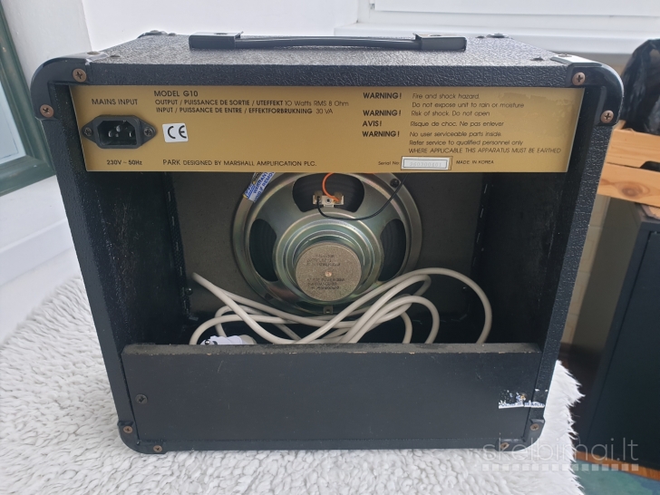 Kolonėlės elektrinei gitarai Park G10 ir Panther Mega-10, gitaros kubai