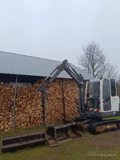 Ekskovatoriaus nuoma Ignalinoje 