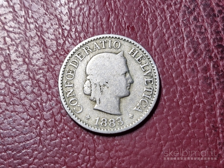 Šveicarija 10 rapenų, 1883 KM# 27