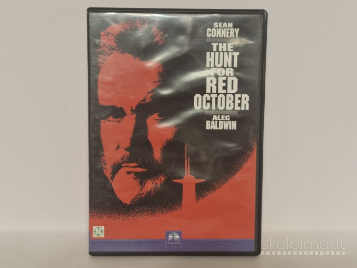 DVD filmas The Hunt For Red October vaid. Sean Connery