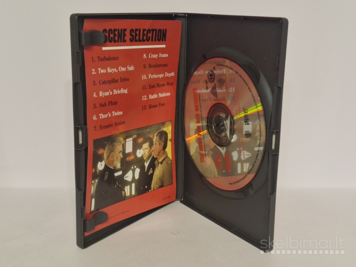 DVD filmas The Hunt For Red October vaid. Sean Connery