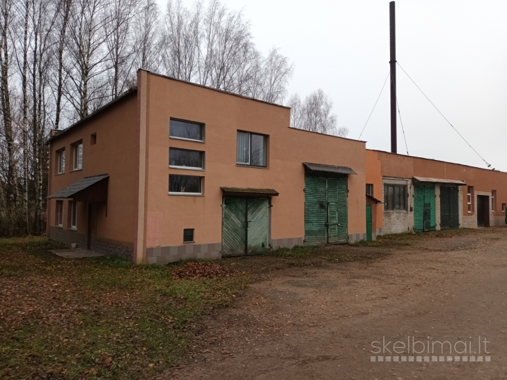 Nuomojamos patalpos bei aptverta teritorija Molėtų mieste