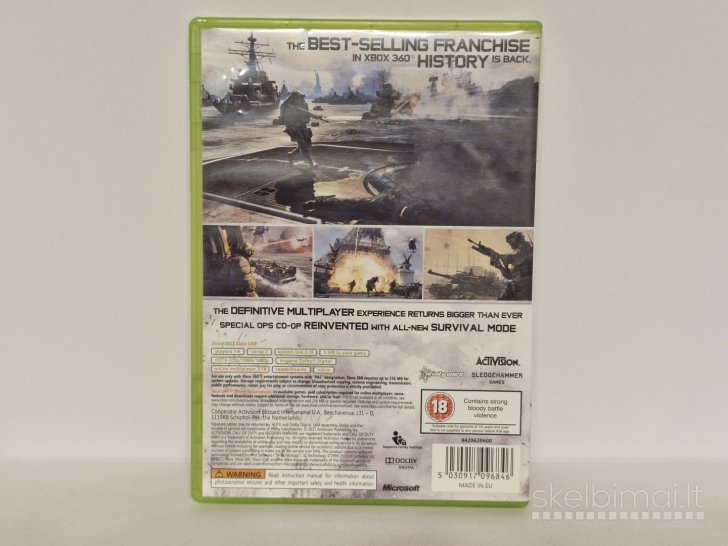 Žaidimas Call of Duty: Modern Warfare 3 PAL Xbox 360