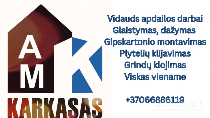 VIDAUS APDAILOS DARBAI