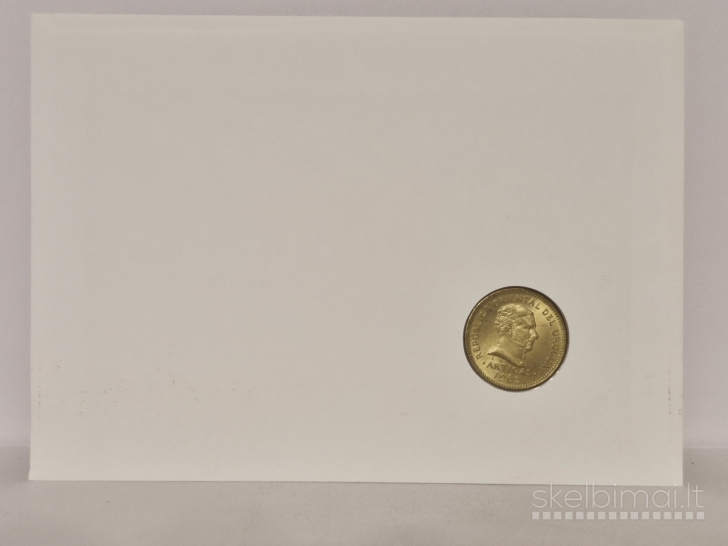 Urugvajus 10 pesų, 1965 KM# 48 Numzimatiniame voke