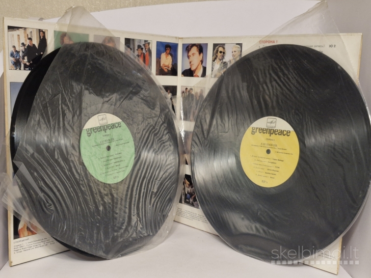 Dviguba LP plokštelė Various – Greenpeace - Breakthrough