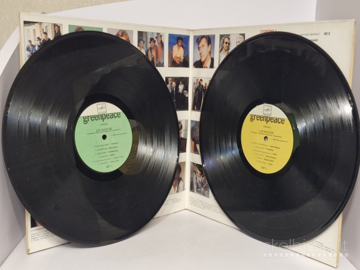 Dviguba LP plokštelė Various – Greenpeace - Breakthrough