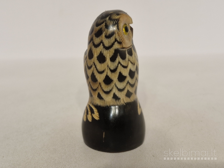 Maža rankų darbo pelėdos figūrelė (6,5cm. 42,7g.)