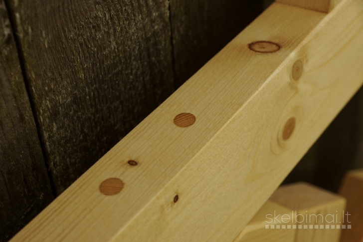 Dekoratyvinė medinė žvaigždė