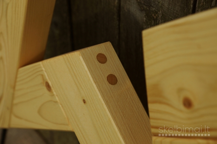 Dekoratyvinė medinė žvaigždė