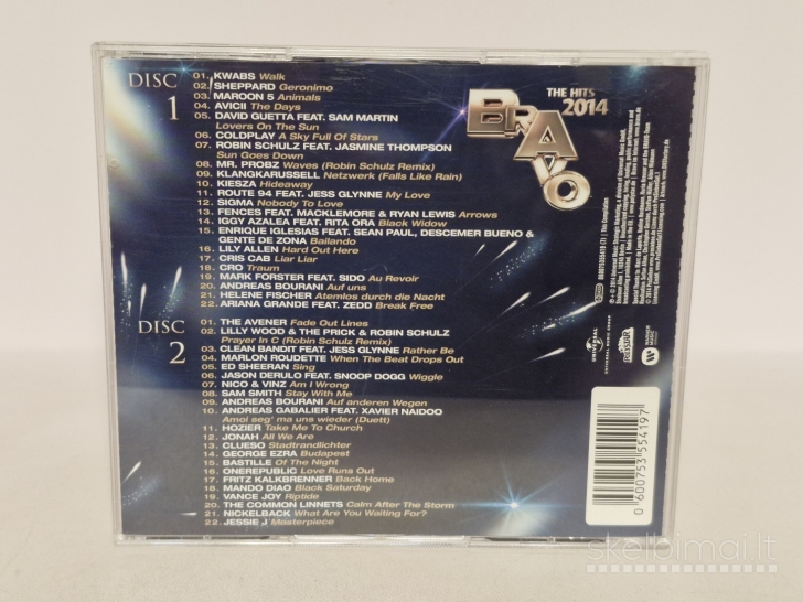 Dvigubas audio CD Various – Bravo The Hits 2014