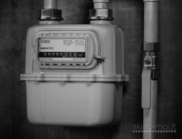 Dujų skaitiklio perkėlimas