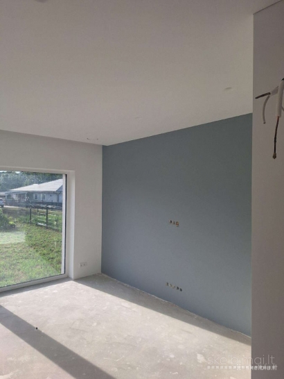 Gipso kartono montavimas, glaistymas dažymas