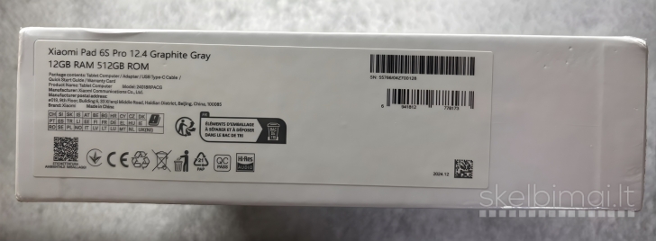 Xiaomi Pad 6S Pro l Naujas l Garantija