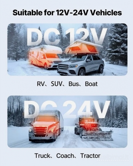 Naujas dyzelinis oro šildytuvas 8 kw (12–24 V) 