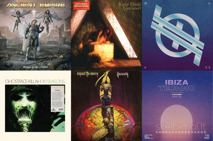 Naujos nepraplėštos plokštelės