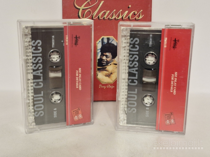 2 Audio kasetės komplete Various – Soul Classics
