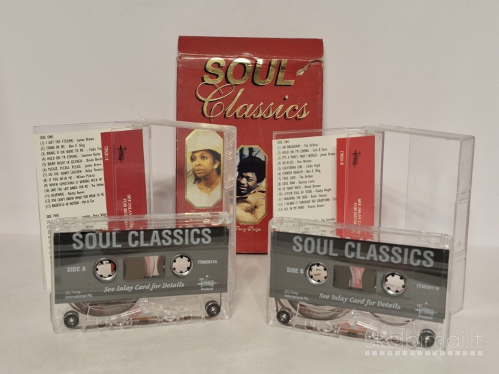 2 Audio kasetės komplete Various – Soul Classics
