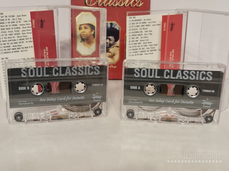 2 Audio kasetės komplete Various – Soul Classics