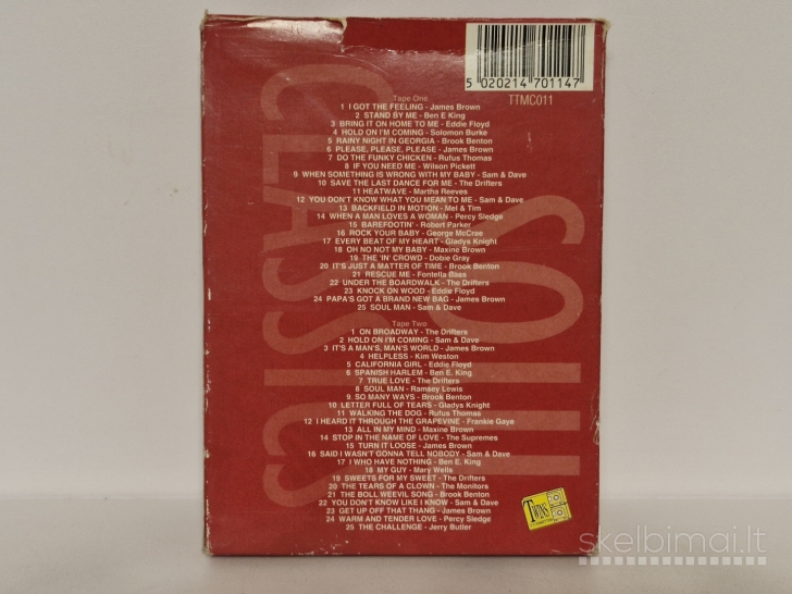 2 Audio kasetės komplete Various – Soul Classics