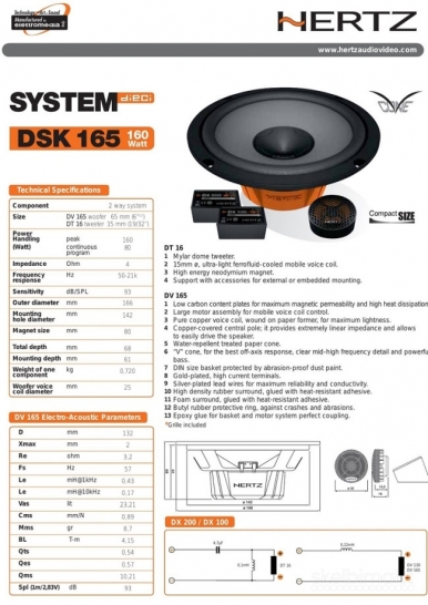 Hertz Dieci DSK 165.3