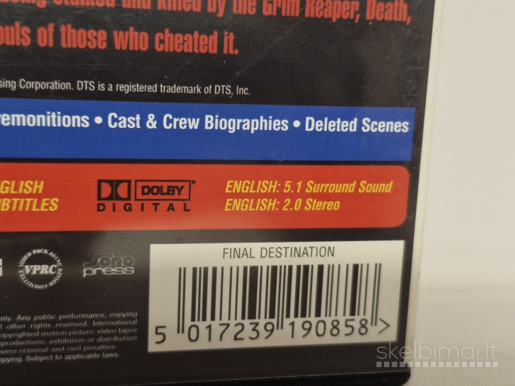 DVD filmas Final Destination