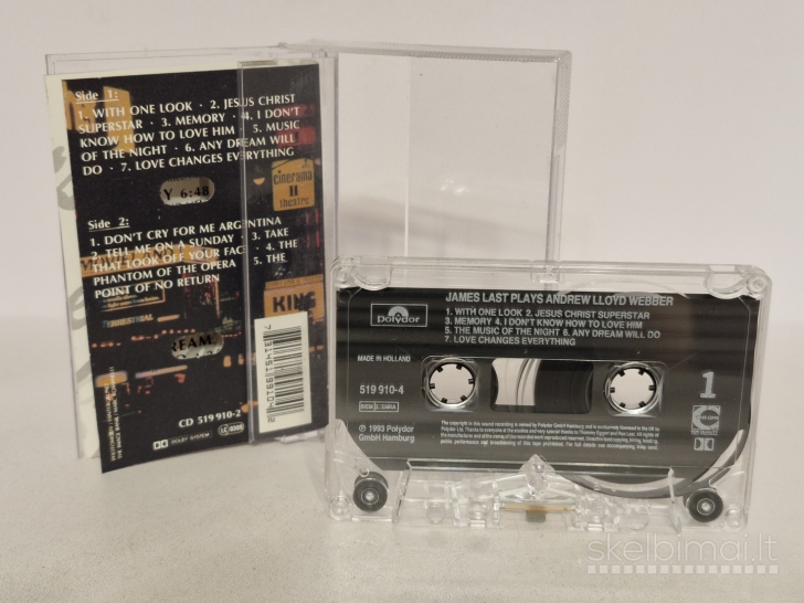 Audio kasetė James Last And His Orchestra – Plays Andrew Lloyd Webber