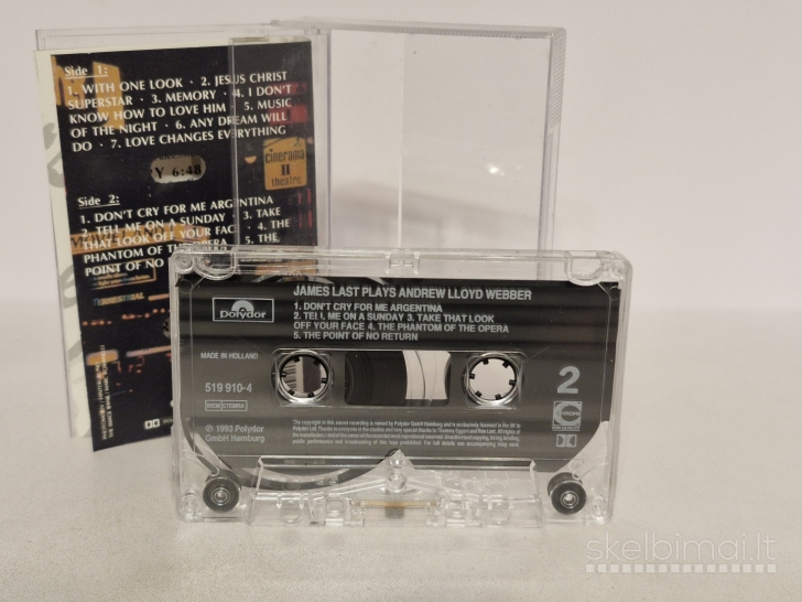 Audio kasetė James Last And His Orchestra – Plays Andrew Lloyd Webber