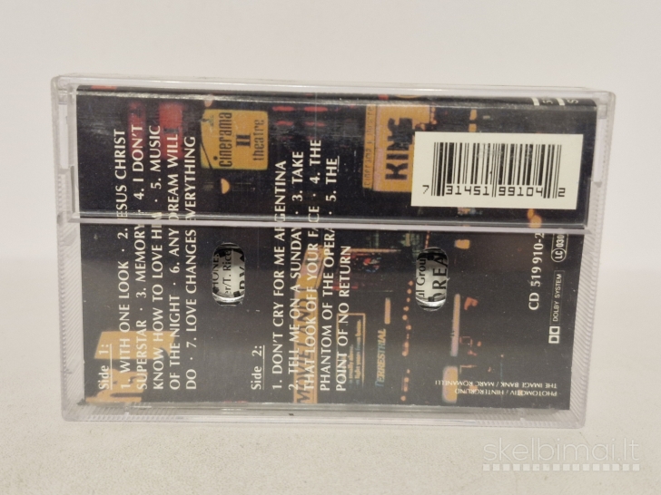 Audio kasetė James Last And His Orchestra – Plays Andrew Lloyd Webber