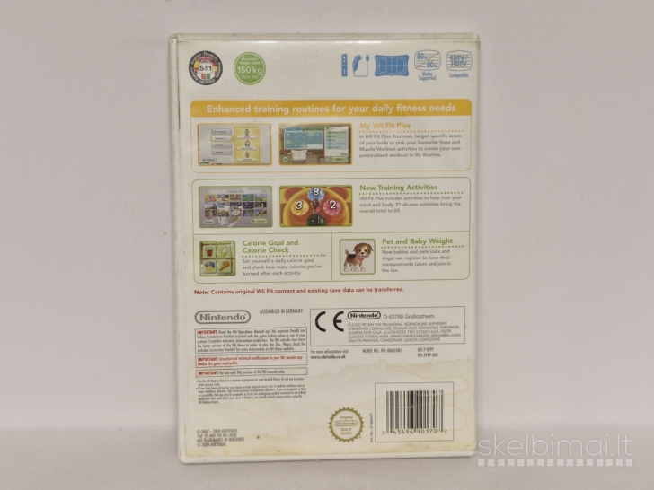 Žaidimas Wii Fit Plus PAL Wii