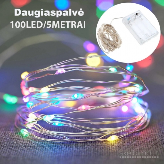 100 LED Girlianda, Spalvota