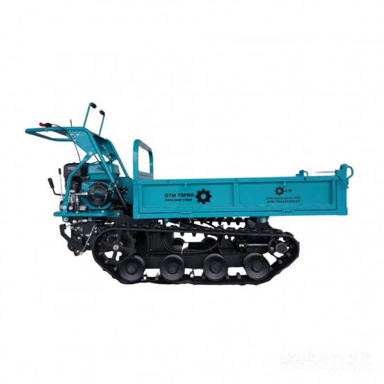 Transportavimo karutis su vikšrais GTM75PRO 750KG