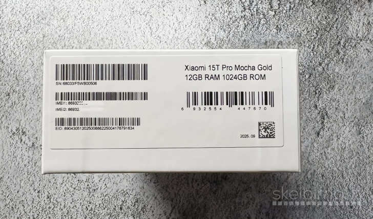 Xiaomi 15T Pro l Naujas l Garantija