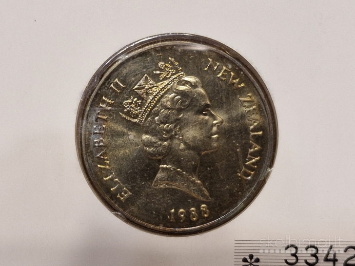 Naujoji Zelandija 50 centų, 1988 KM# 63 Numiz.voke