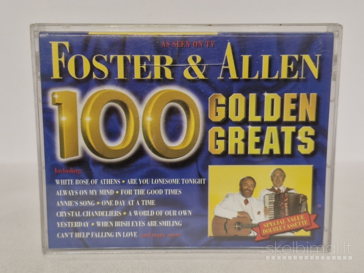 Dviguba audio kasetė Foster & Allen ‎– 100 Golden Greats