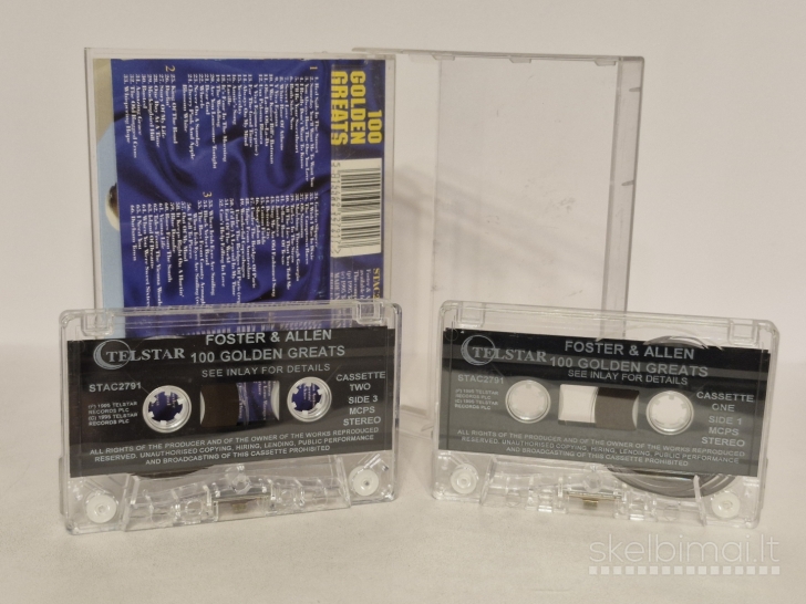 Dviguba audio kasetė Foster & Allen ‎– 100 Golden Greats